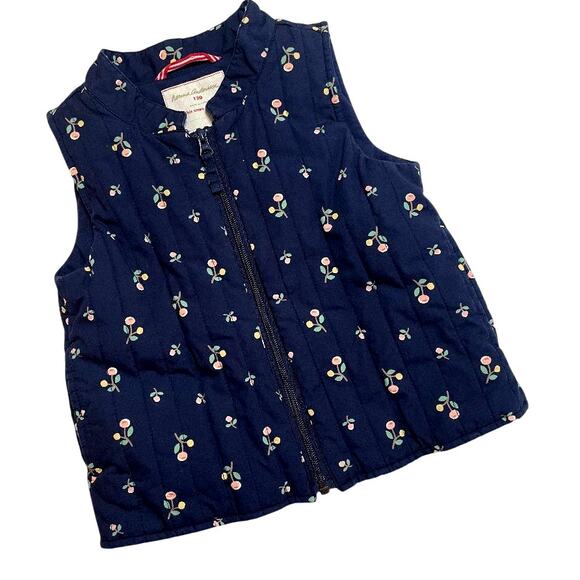 Hanna Andersson 2 in 1 Jacket with Floral Vest‎ in Imagine Pink Size 6-7 120cm - Picture 4 of 10